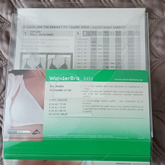 WonderBra White 34C no wire cool max - Picture 5 of 5